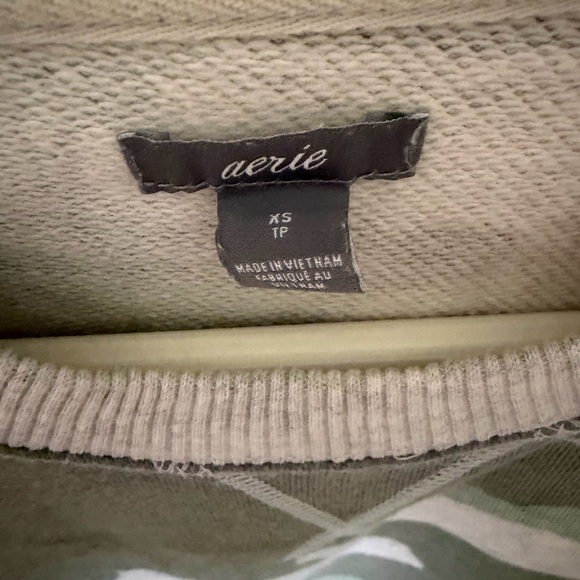 Aerie Camouflage Sweatshirt - Green and Gray - Picture 3 of 3